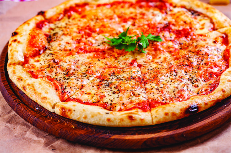 Slice into your favorite pie: Cheesy pizza